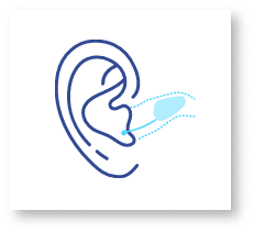 Invisible-In-the-Canal hearing aids illustration